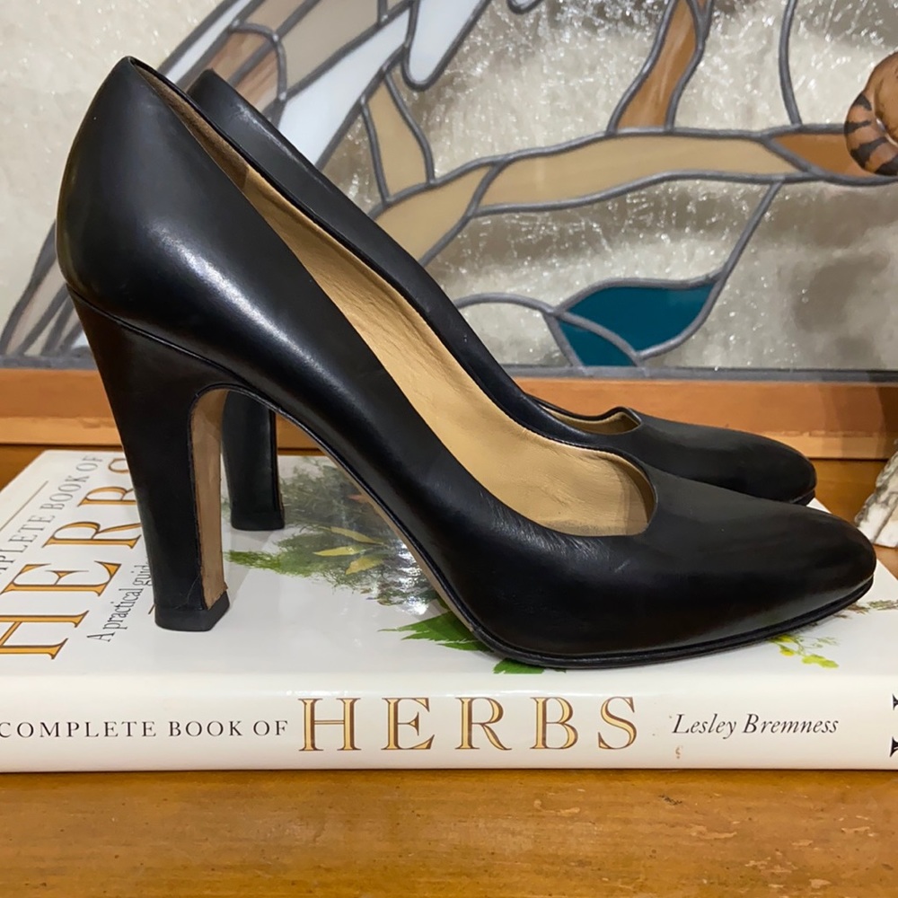 Faconnable Leather Heels Size 7